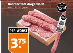 Poiesz Noordertrots droge worst aanbieding