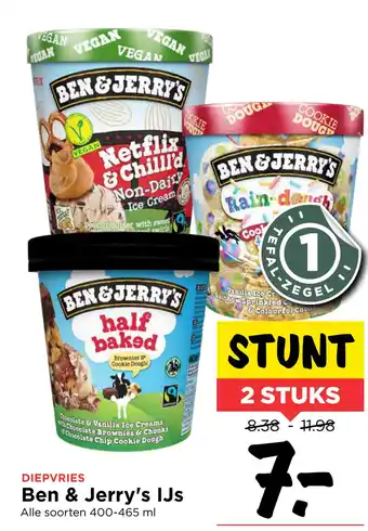 Vomar Voordeelmarkt Ben & Jerry's IJs aanbieding