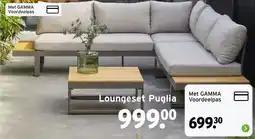 GAMMA Loungeset Puglia aanbieding