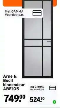GAMMA Arne & Bodil binnendeur aanbieding