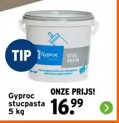 GAMMA Сургос stucpasta aanbieding