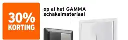 GAMMA op al het GAMMA schakelmateriaal aanbieding