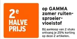 GAMMA op GAMMA zomer ruiten- sproeier- vloeistof aanbieding