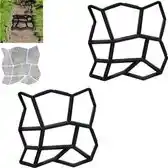Bol.com 2x tuinpad mal - beton gietvorm - tuintegel mal - sierbestrating - cement aanbieding