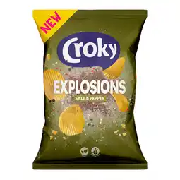 Jumbo Croky Explosions Salt en Pepper 150g aanbieding