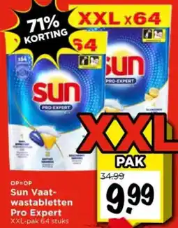Vomar Voordeelmarkt Sun Vaatwastabletten Pro Expert aanbieding