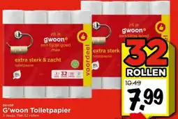 Vomar Voordeelmarkt G'woon Toiletpapier aanbieding
