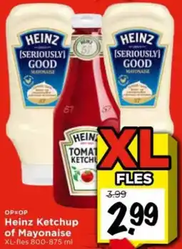 Vomar Voordeelmarkt Heinz Ketchup of Mayonaise aanbieding