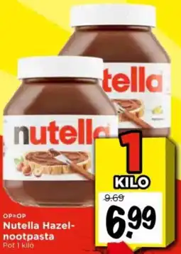 Vomar Voordeelmarkt Nutella Hazelnootpasta aanbieding