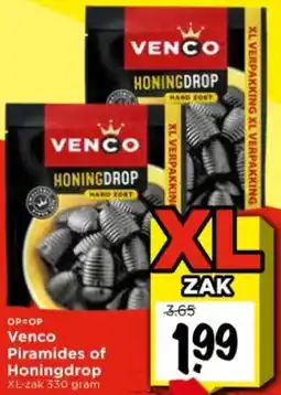 Vomar Voordeelmarkt Venco Piramides of Honingdrop aanbieding