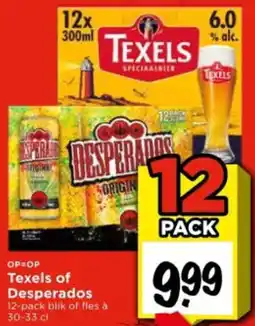 Vomar Voordeelmarkt Texels of Desperados aanbieding