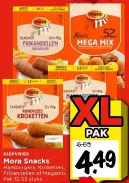 Vomar Voordeelmarkt Mora Snacks aanbieding