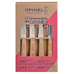 Bol.com Opinel Les Essentiels Keukenset - 4-delig - Naturel Hout aanbieding