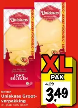 Vomar Voordeelmarkt Uniekaas Grootverpakking aanbieding