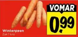 Vomar Voordeelmarkt Winterpeen aanbieding