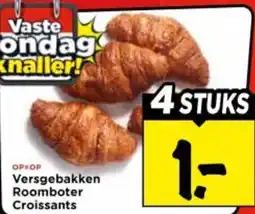 Vomar Voordeelmarkt Versgebakken Roomboter Croissants aanbieding