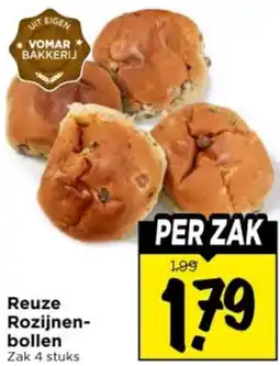 Vomar Voordeelmarkt Reuze Rozijnenbollen aanbieding