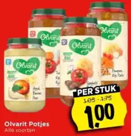 Vomar Voordeelmarkt Olvarit Potjes aanbieding