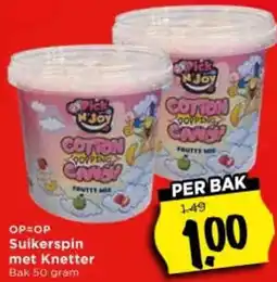 Vomar Voordeelmarkt Suikerspin met Knetter aanbieding