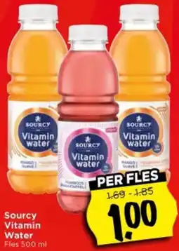 Vomar Voordeelmarkt Sourcy Vitamin Water aanbieding