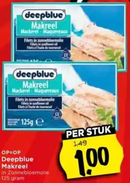Vomar Voordeelmarkt Deepblue Makreel aanbieding