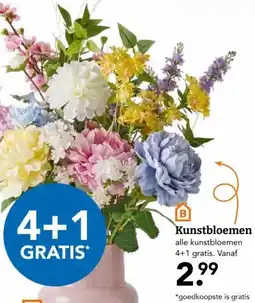 Blokker Kunstbloemen aanbieding