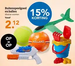 Blokker Buitenspeelgoed en ballen aanbieding