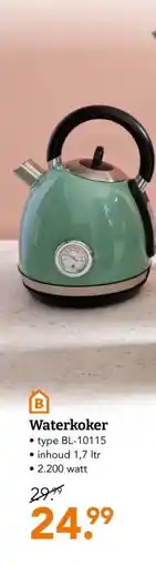 Blokker Waterkoker aanbieding