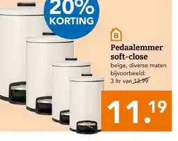 Blokker Pedaalemmer soft-close aanbieding