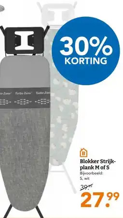 Blokker Blokker Strijk- plank M of S aanbieding