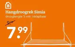 Blokker Hangdroogrek Simia aanbieding