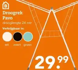 Blokker Droogrek Pavo aanbieding