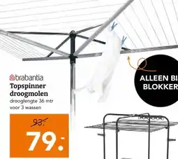 Blokker Topspinner droogmolen aanbieding