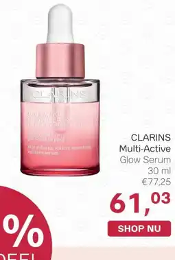 Pour Vous Clarins multi-active aanbieding