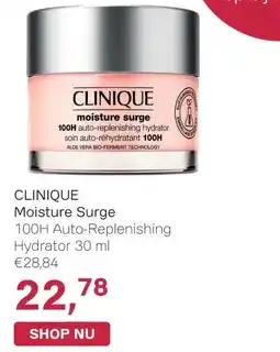 Pour Vous CLINIQUE Moisture Surge aanbieding