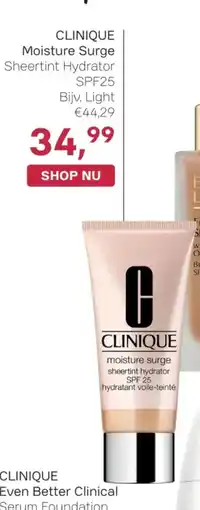 Pour Vous Clinique Moisture Surge aanbieding