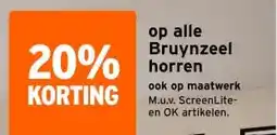 GAMMA op alle Bruynzeel horren aanbieding