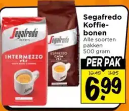 Vomar Voordeelmarkt Segafredo Koffiebonen aanbieding