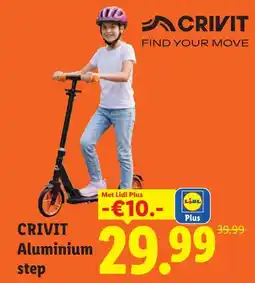 Lidl Crivit Aluminium step aanbieding