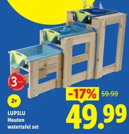 Lidl Lupilu Houten watertafel set aanbieding