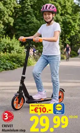 Lidl Crivit Aluminium step aanbieding