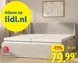 Lidl Livarno Pocketvering matras Support H2 of H3 aanbieding