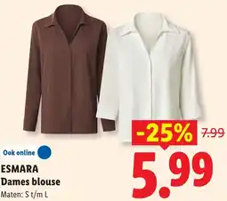 Lidl Esmara Dames blouse aanbieding