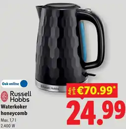 Lidl Russell Hobbs Waterkoker honeycomb aanbieding