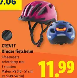Lidl Crivit Kinder fietshelm aanbieding