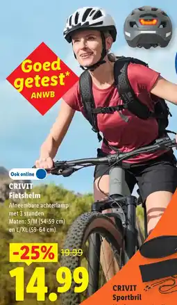 Lidl Crivit Fietshelm aanbieding