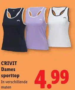 Lidl Crivit Dames sporttop aanbieding