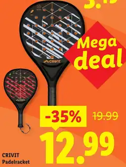 Lidl Crivit Padelracket aanbieding