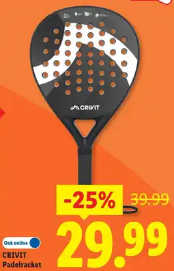 Lidl Crivit Padelracket aanbieding
