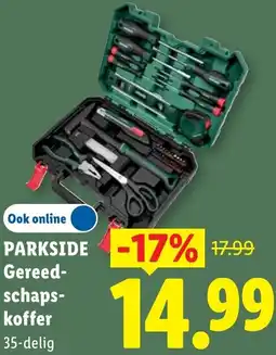 Lidl Parkside Gereedschapskoffer aanbieding